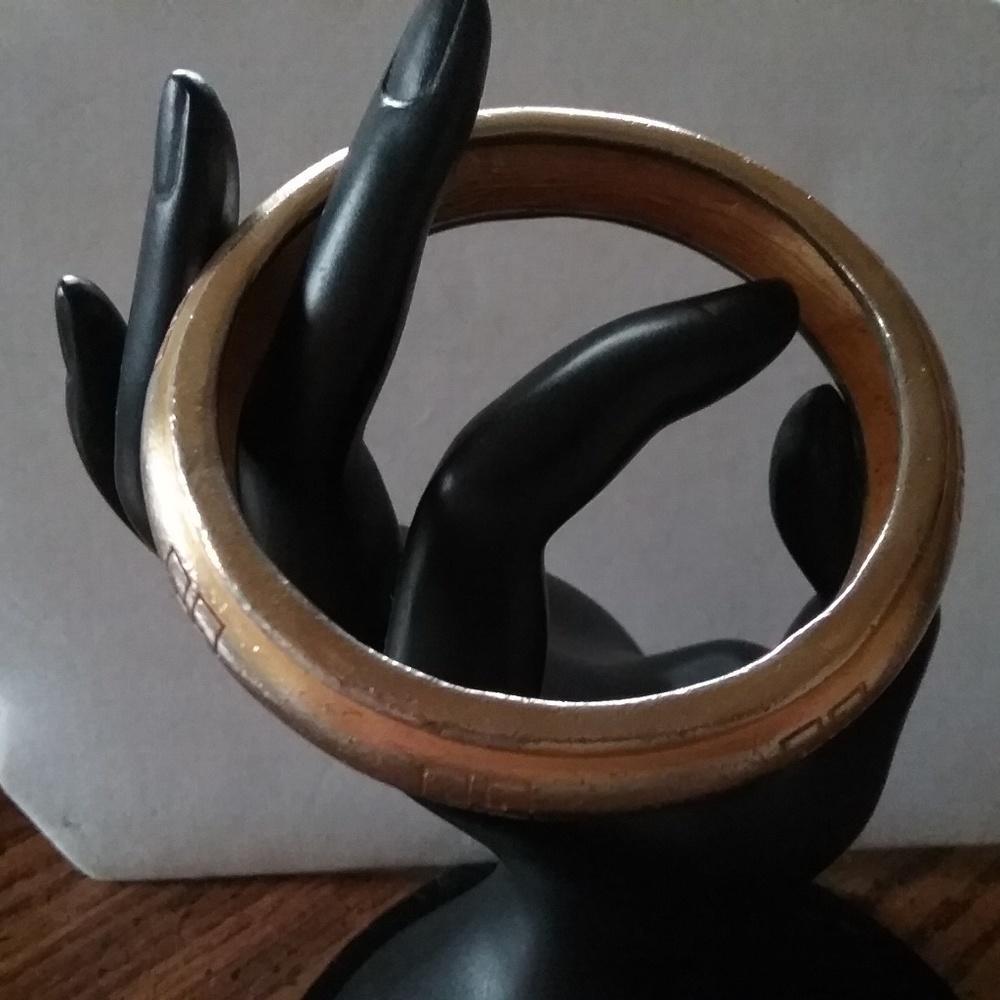 VINTAGE GIVENCHY PARIS / NY HEAVY BANGLE BRACELET